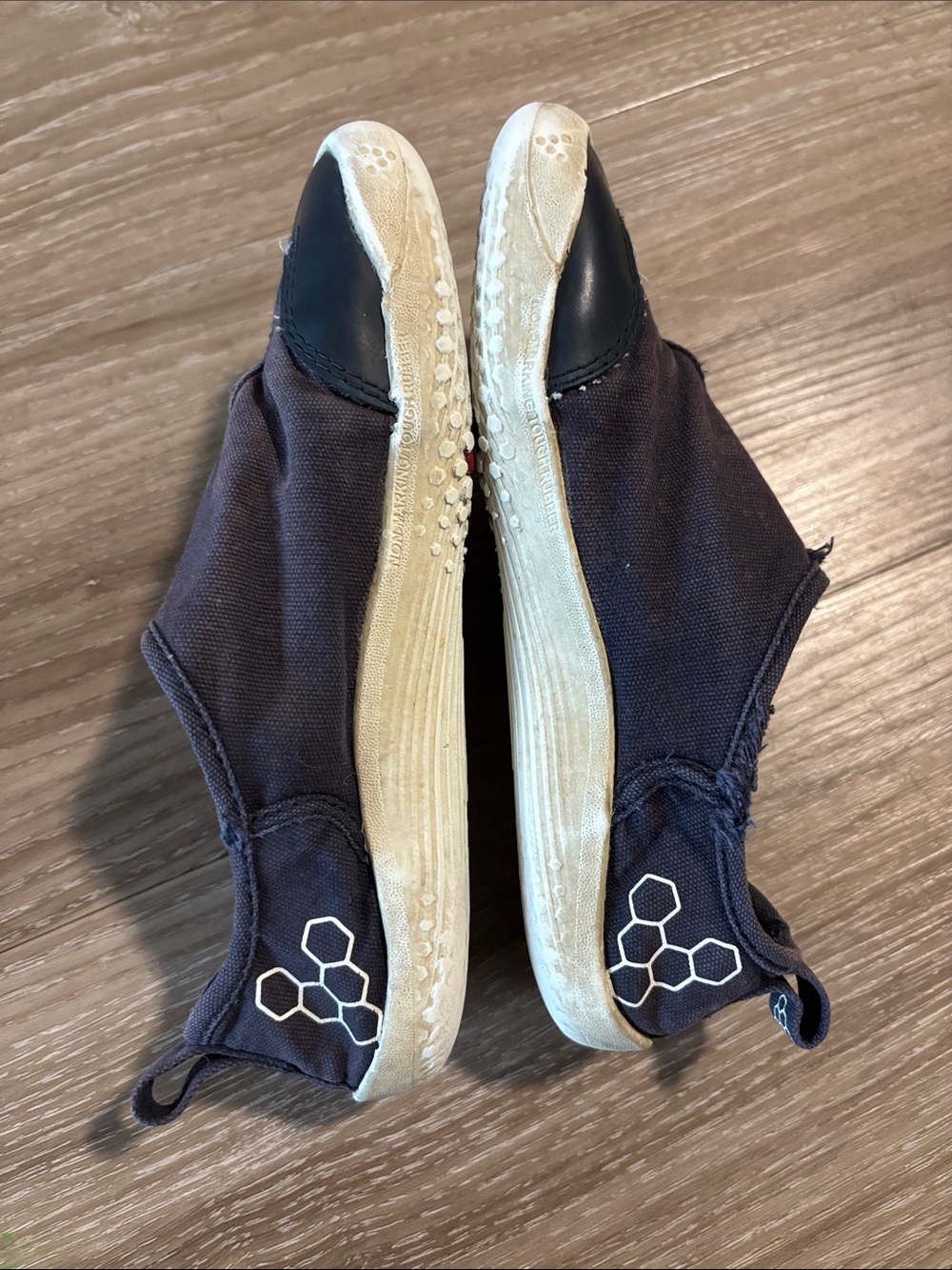 Vivobarefoot Kids Play Shoes Size EU 30 (US12/12.5) Navy Velcro Strap Casual - Picture 5 of 8